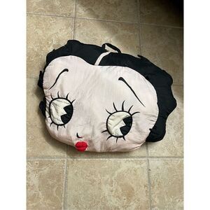 Rare Vintage Betty Boop Cartoon Throw Pillow Or Wall Hanging Play By Play Toys